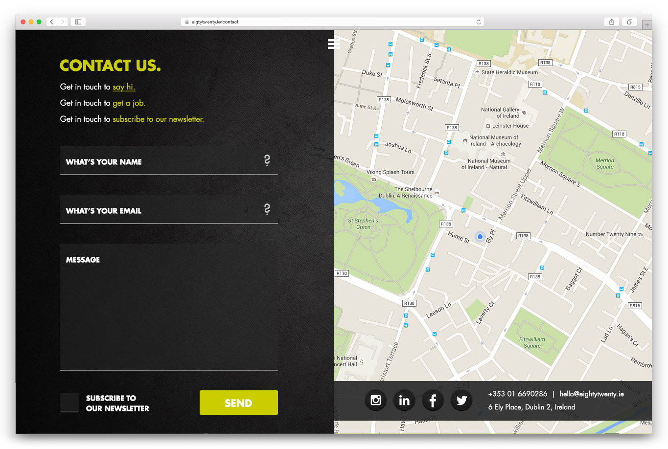 Website News Page