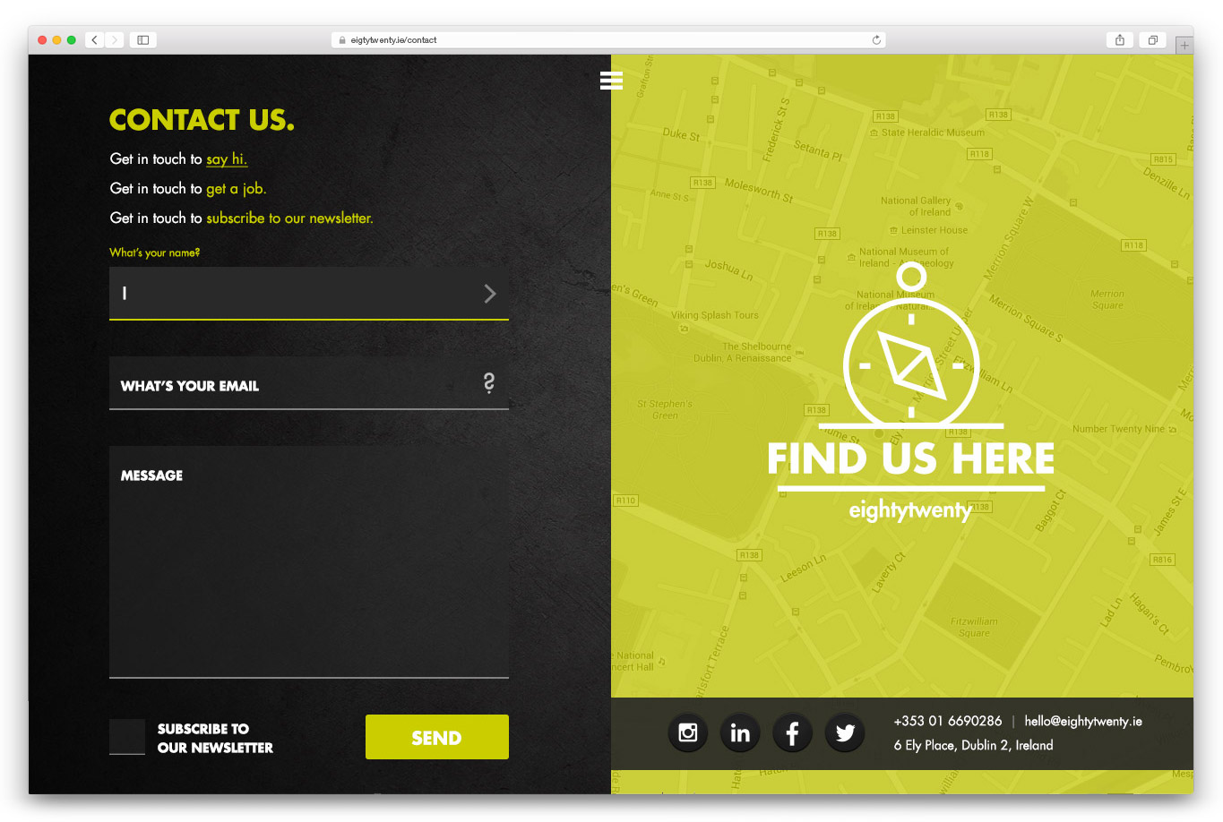 Contact User Journey