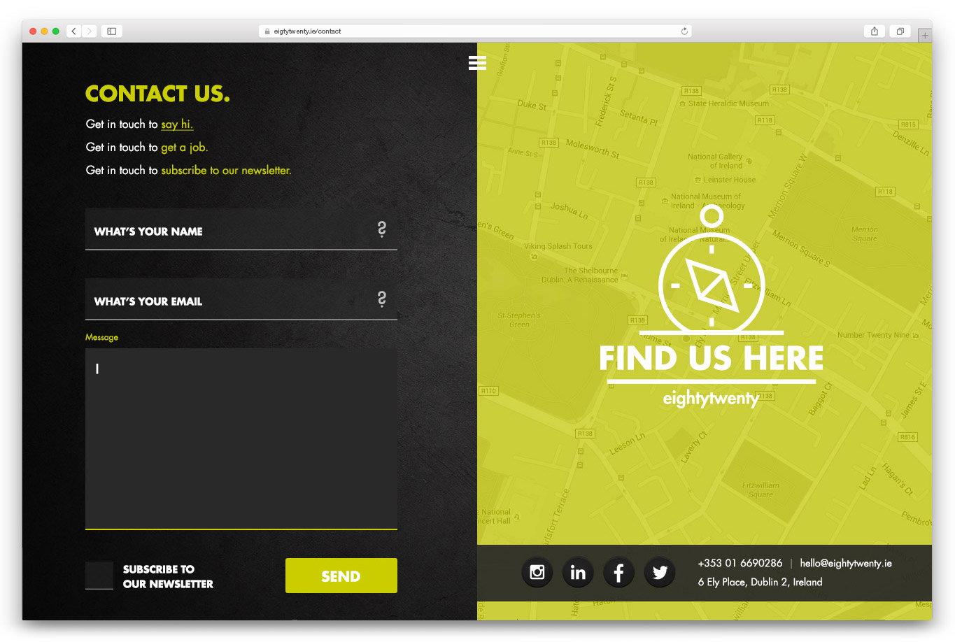 Contact User Journey