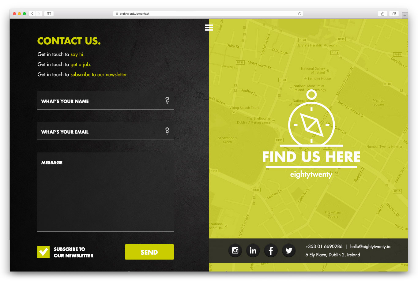 Contact User Journey