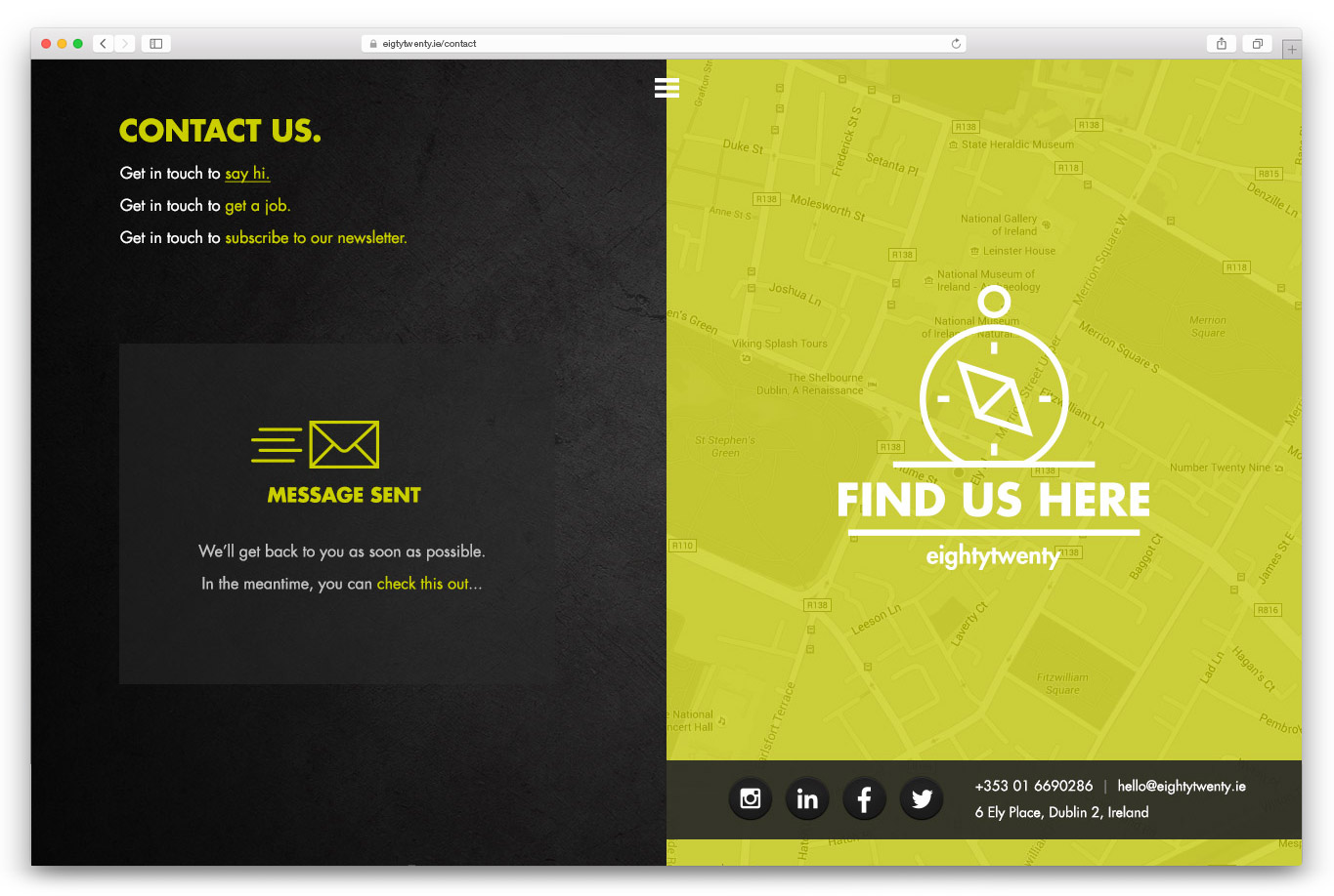 Contact User Journey