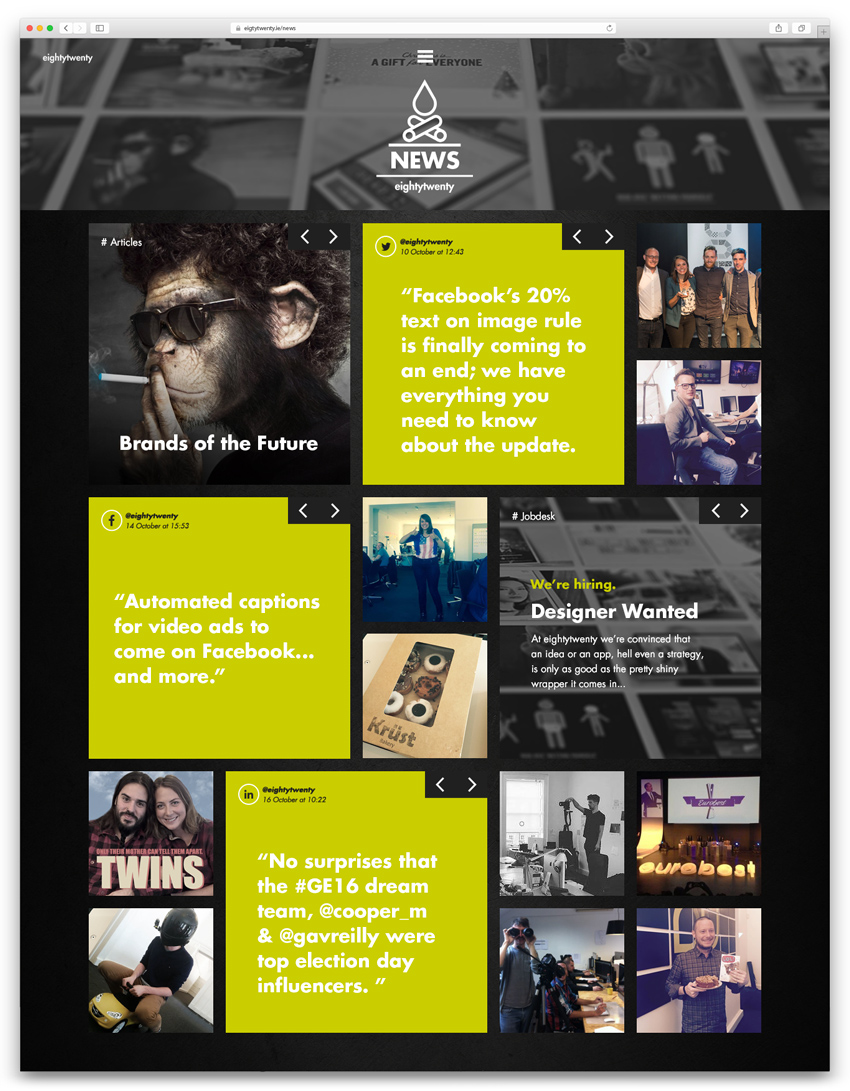 Website News Page
