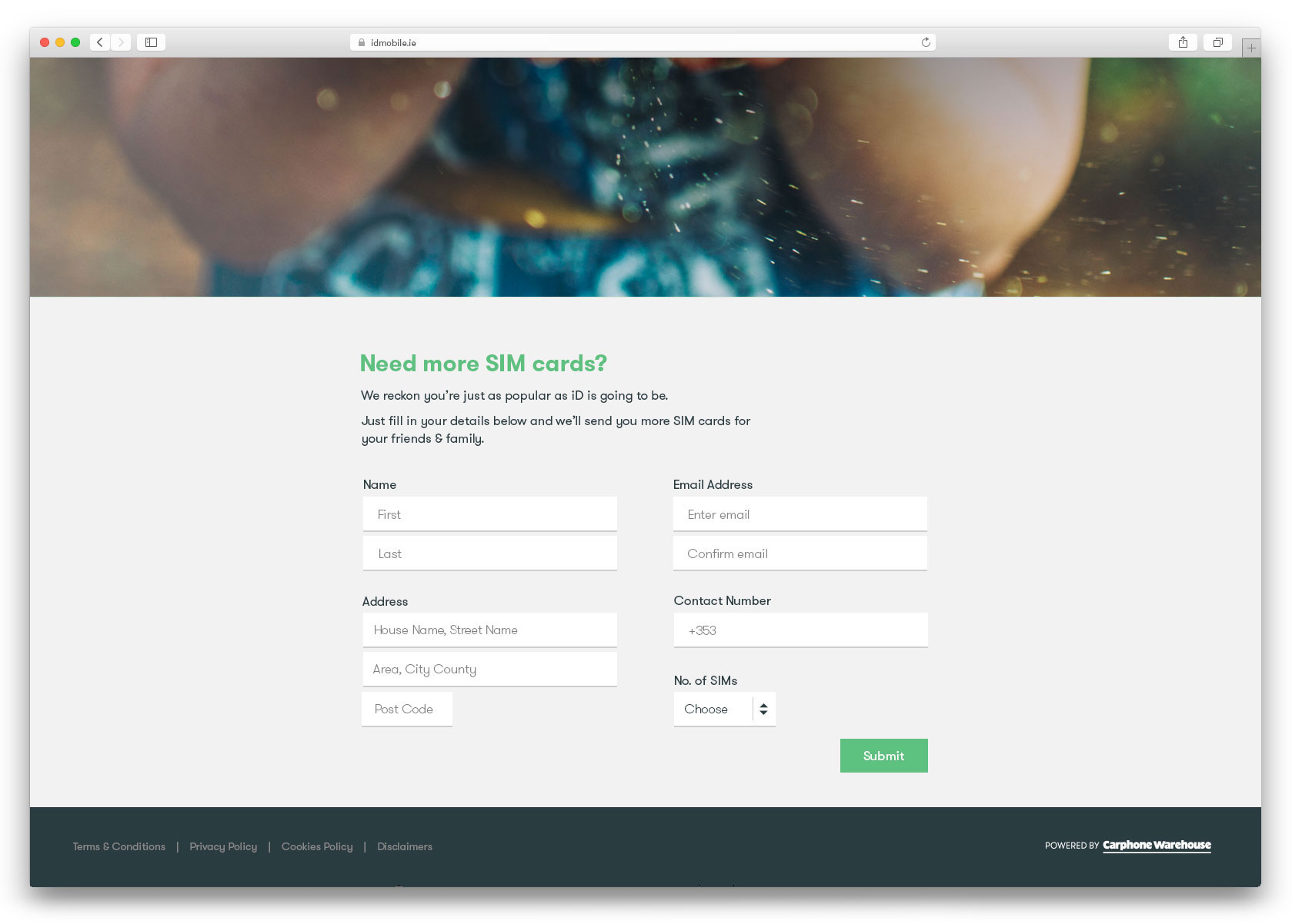 iD Mobile Responsive