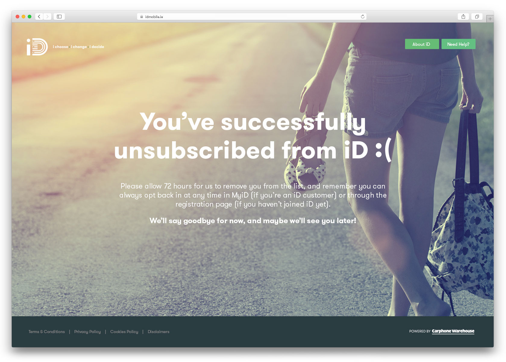 iD Mobile Responsive