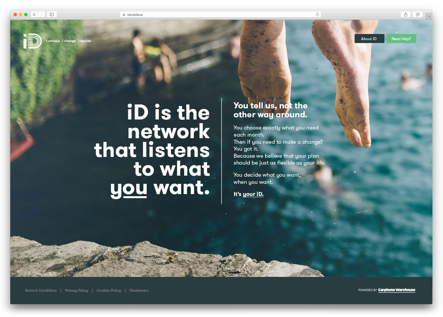 iD Mobile Responsive