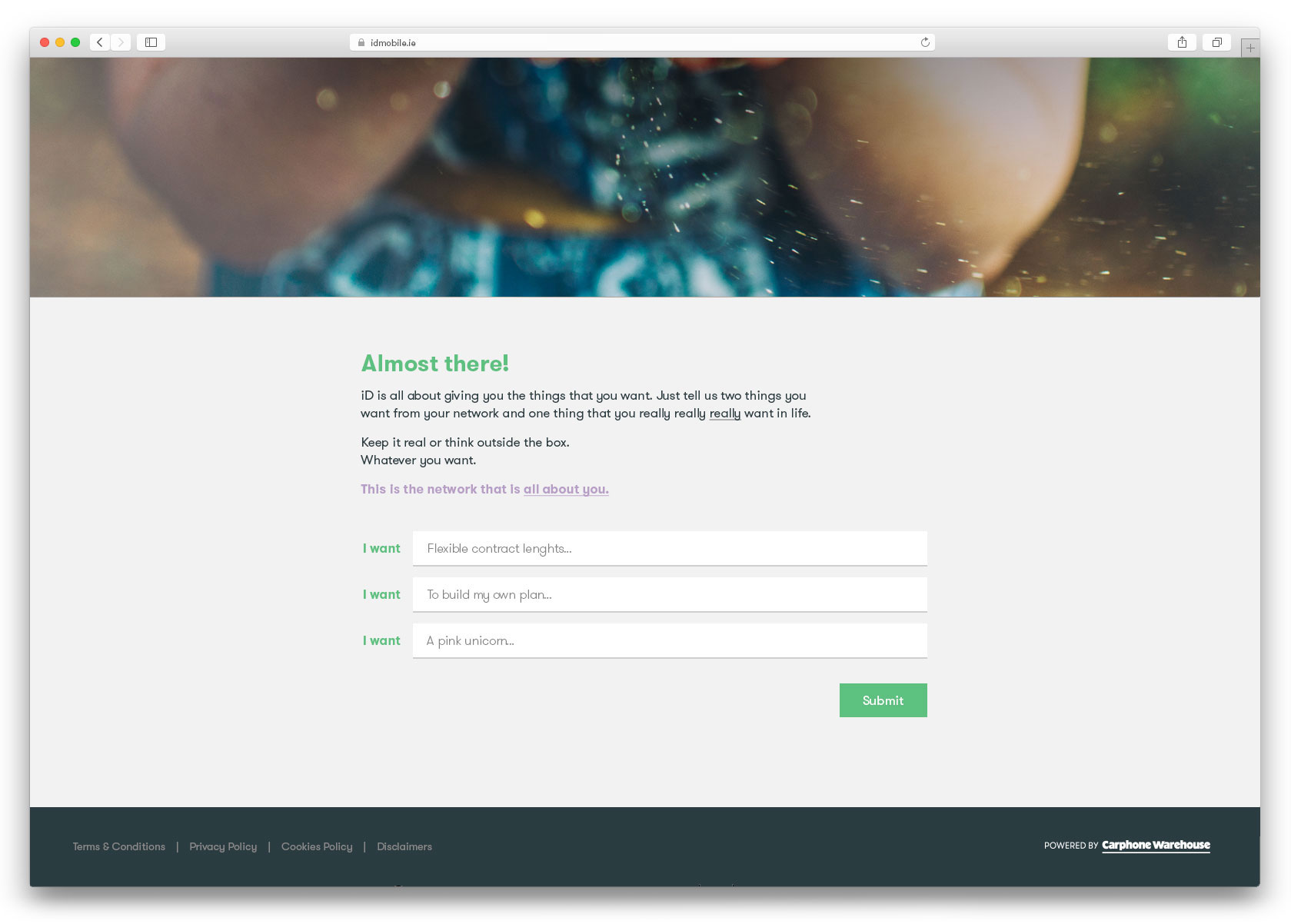iD Mobile Responsive