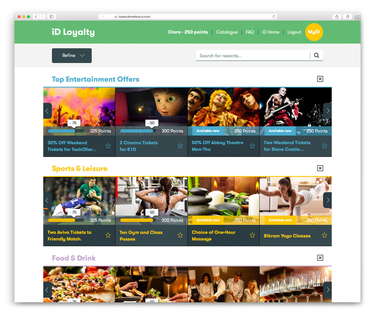 Website Mobile Home